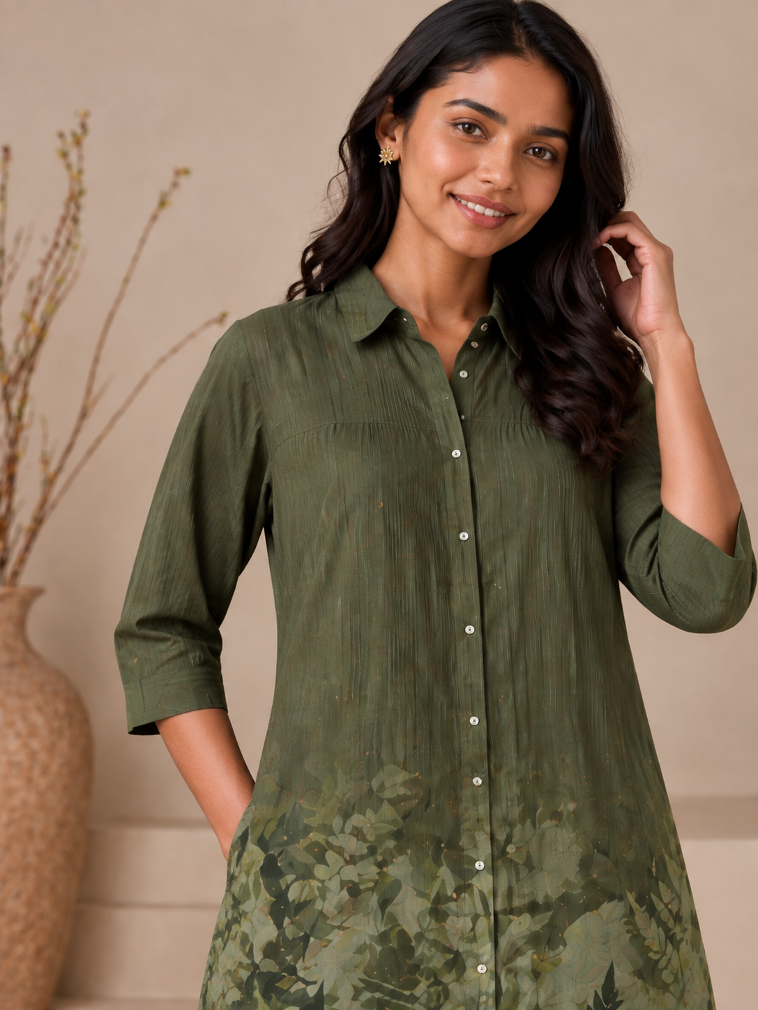 Moss Muse - Women’s Printed Liva Viscose Co-ord Set | Premium Kurta & Pants